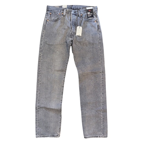 Levi's® Premium 501® '93 Straight Fit Men’s Jeans Gaze at Abyss - Grey - Picture 3 of 16